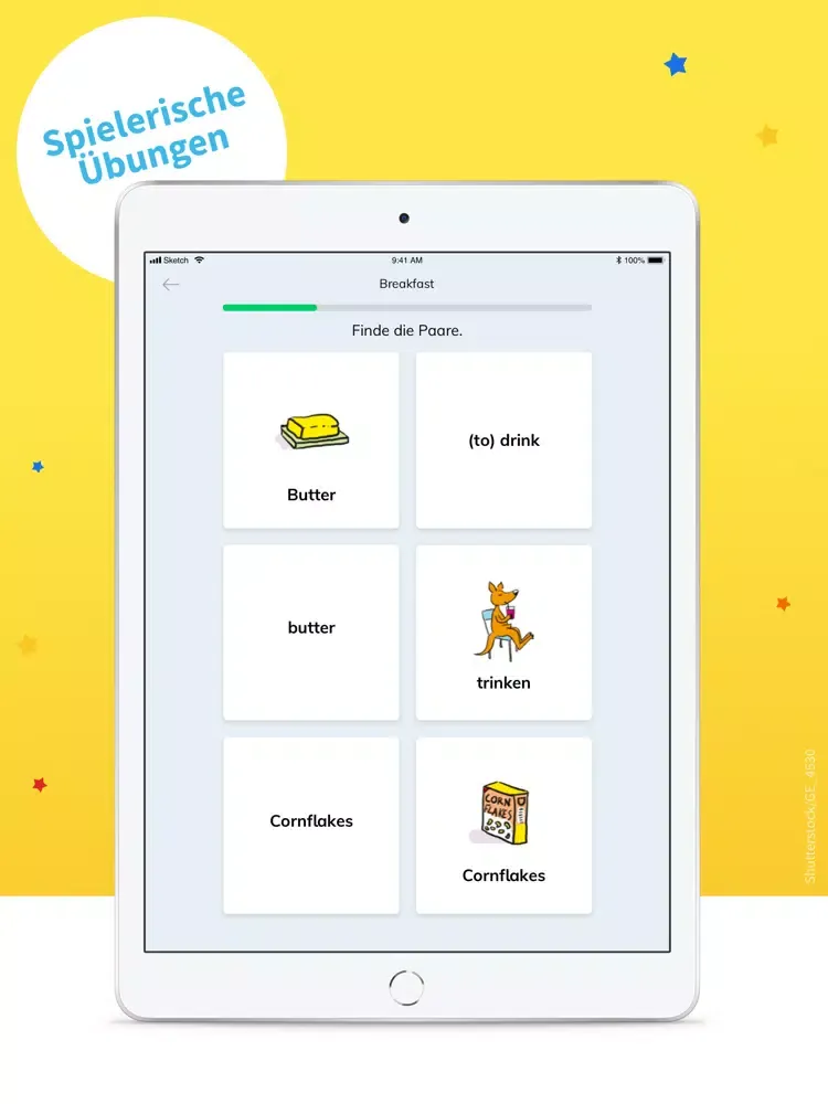 SallyTrainer – Schulversion iPad  Screenshots