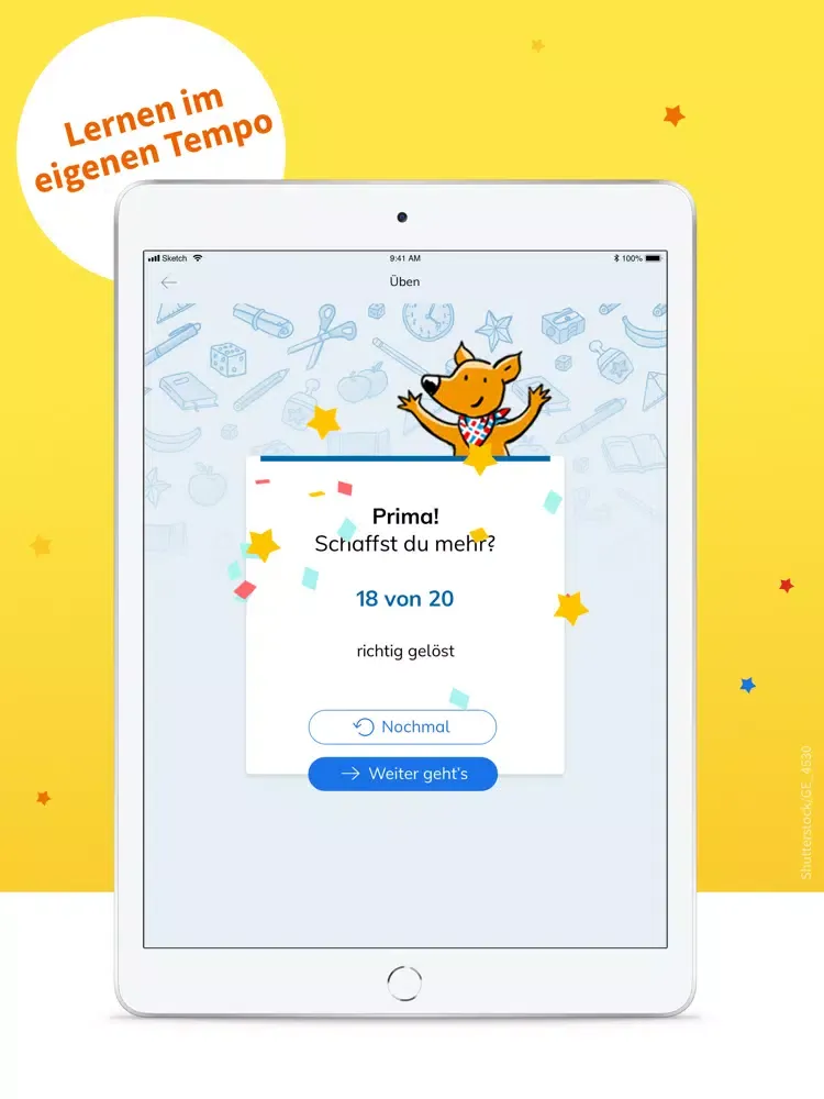 SallyTrainer – Schulversion iPad  Screenshots