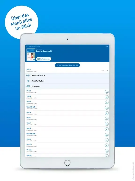 Zrzuty ekranu PagePlayer - Cornelsen iPad 