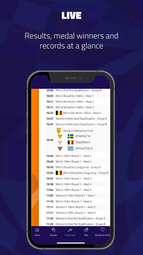 Munich 2022 Official Event App Ekran Görüntüleri
