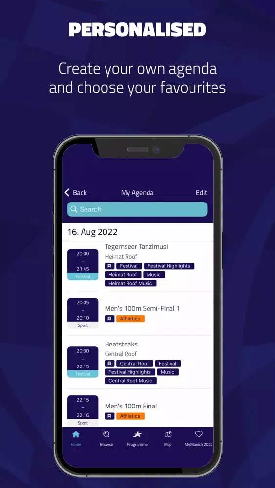Munich 2022 Official Event App Ekran Görüntüleri