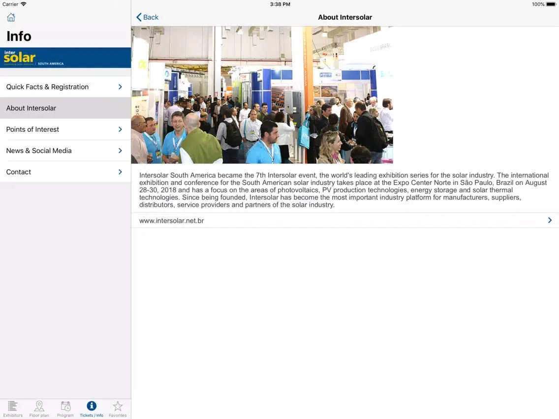Intersolar and ees iPad  سکرین شاٹس