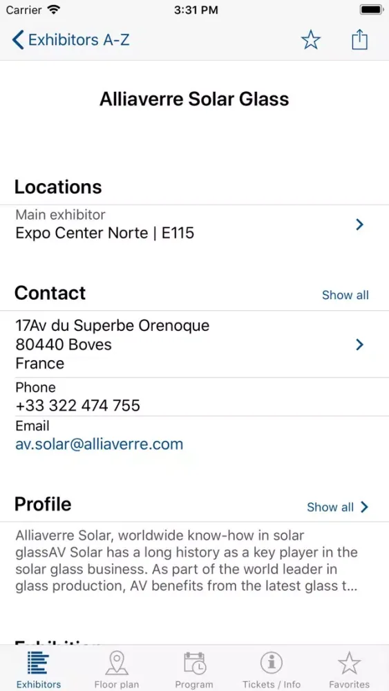 Intersolar and ees سکرین شاٹس