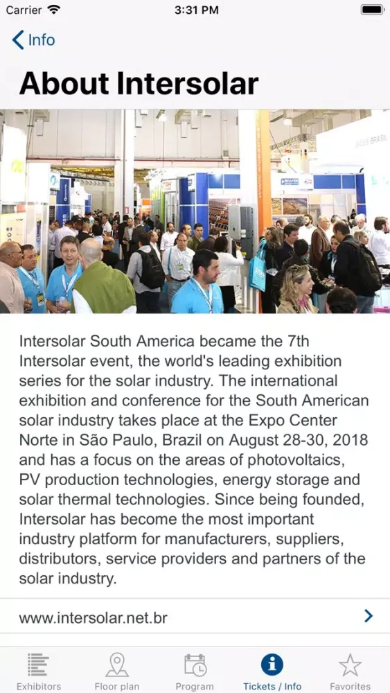 Intersolar and ees سکرین شاٹس