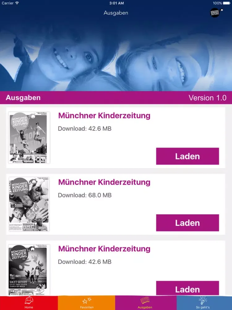 Münchner Kinderzeitung iPad  स्क्रीनशॉट
