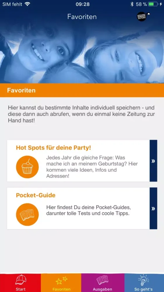 Münchner Kinderzeitung स्क्रीनशॉट