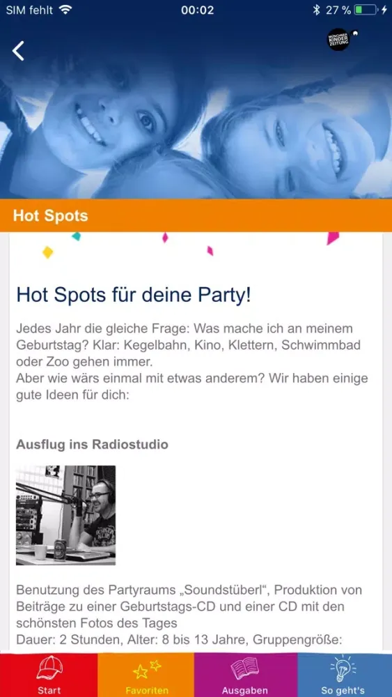 Münchner Kinderzeitung स्क्रीनशॉट
