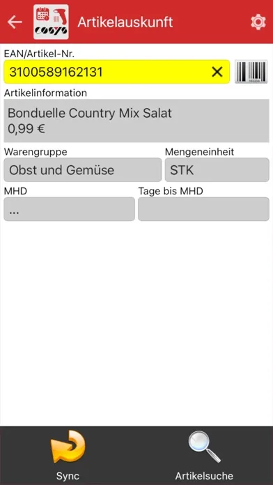 COSYS MHD-Kontrolle スクリーンショット