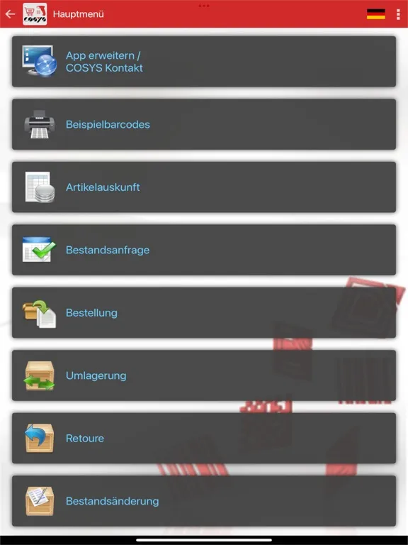 Capturas de pantalla de COSYS POS Non-Food Retail iPad 