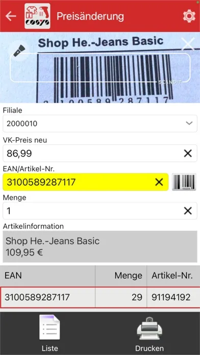 Capturas de pantalla de COSYS POS Non-Food Retail
