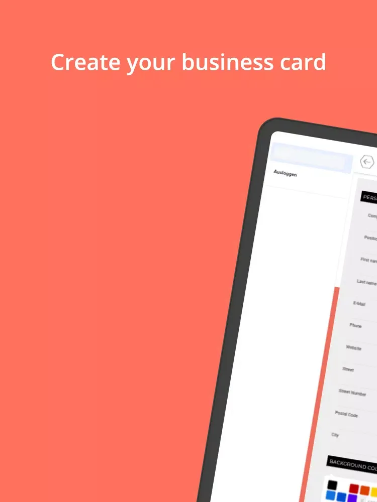 Hive Connect - Business Card iPad  سکرین شاٹس