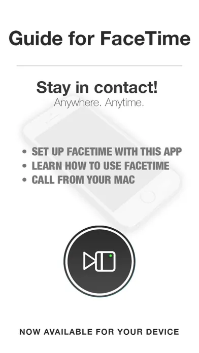 Guide for Facetime & Facetime Audio Screenshots