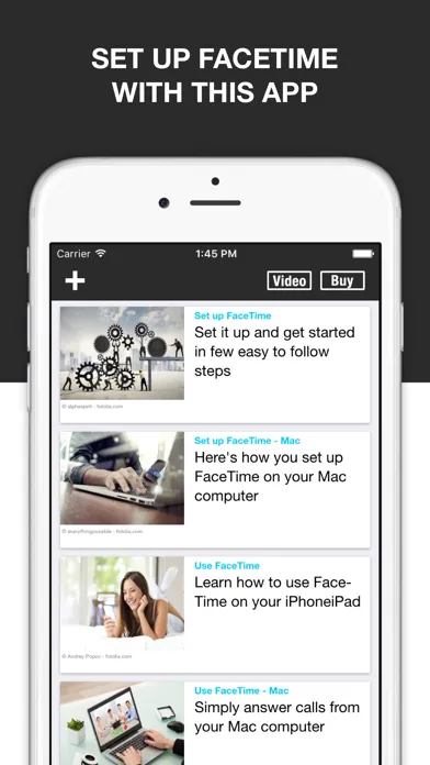 Guide for Facetime & Facetime Audio Screenshots