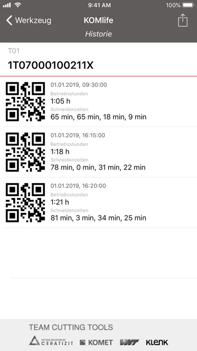 Скриншоты KOMlife Connect