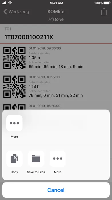 Скриншоты KOMlife Connect