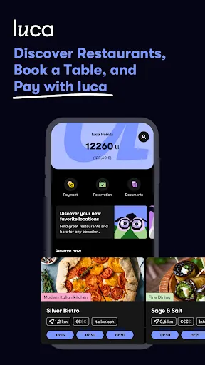 Capturas de pantalla de luca app