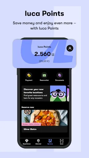 Capturas de pantalla de luca app