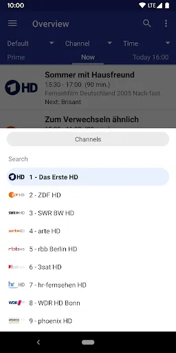 Capturas de pantalla de dream EPG Premium
