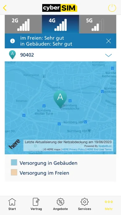 cyberSIM Servicewelt سکرین شاٹس