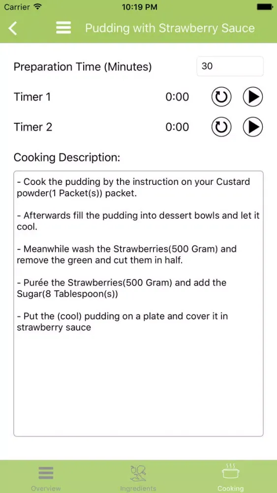 ภาพหน้าจอของ 2in1 Recipe and Shopping List