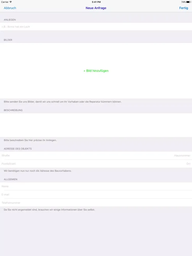 Скриншоты Dachdecker Kremer iPad 