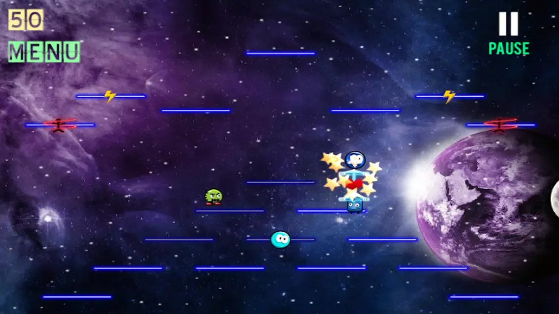 Pogo Fling - Bouncing Stickman 스크린샷