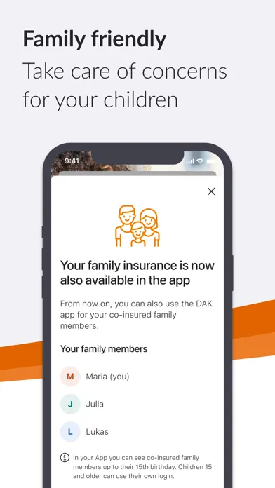 Capturas de pantalla de DAK app