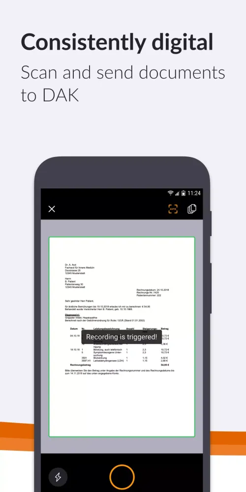 DAK App Screenshots