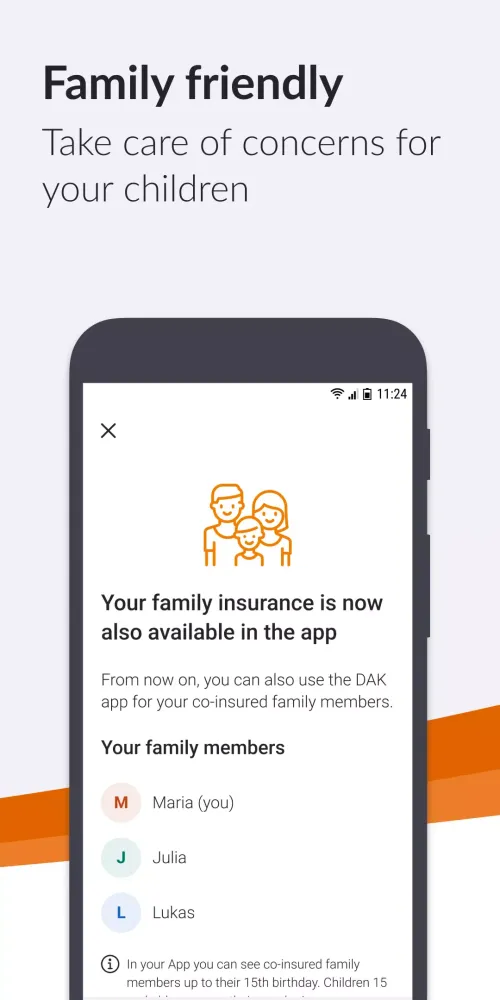 DAK App Screenshots