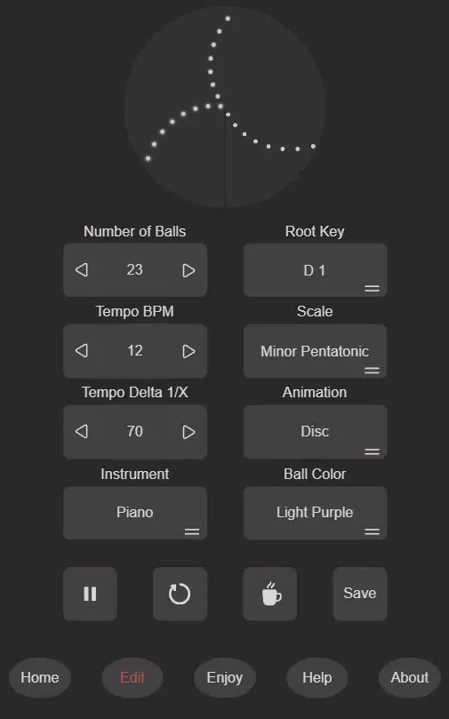 Pendulum Music Screenshots