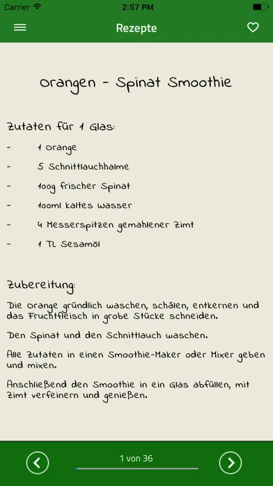 Zrzuty ekranu Grüne Smoothies - Lite