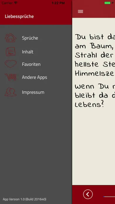 Liebessprüche Lite Screenshots