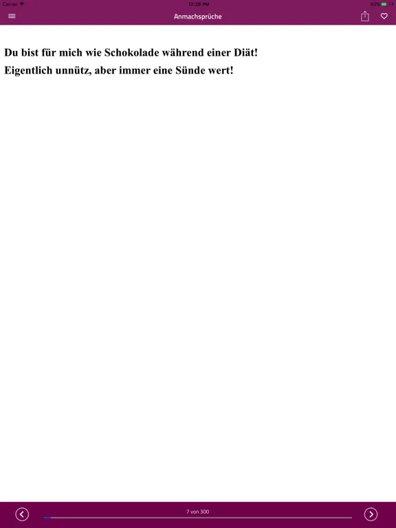 Lustige Anmachsprüche - Lite iPad  Screenshots