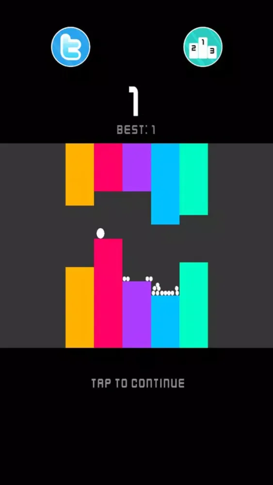 Flappy Colors سکرین شاٹس