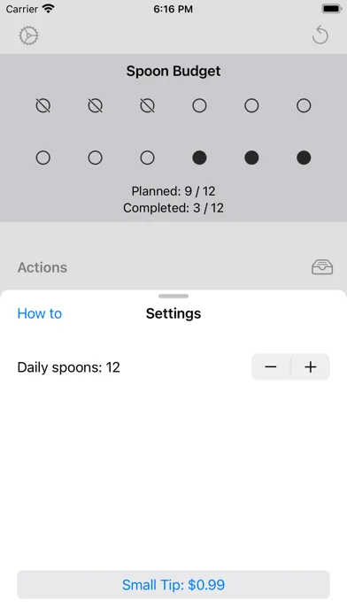 Daily Spoons Screenshots