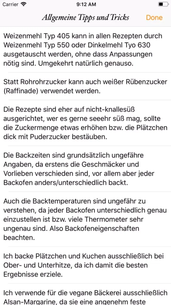 Captures d'écran de Vegane Käsekuchen