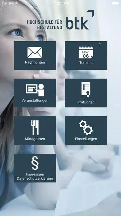 Zrzuty ekranu BTK-FH Online Campus