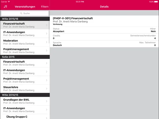 Скриншоты HfK Bremen iPad 