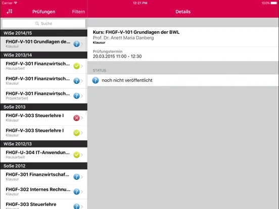 Скриншоты HfK Bremen iPad 