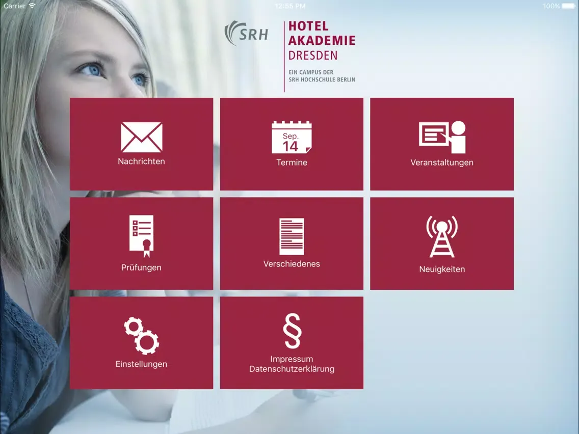 Capturas de tela do SRH Campus Dresden iPad 