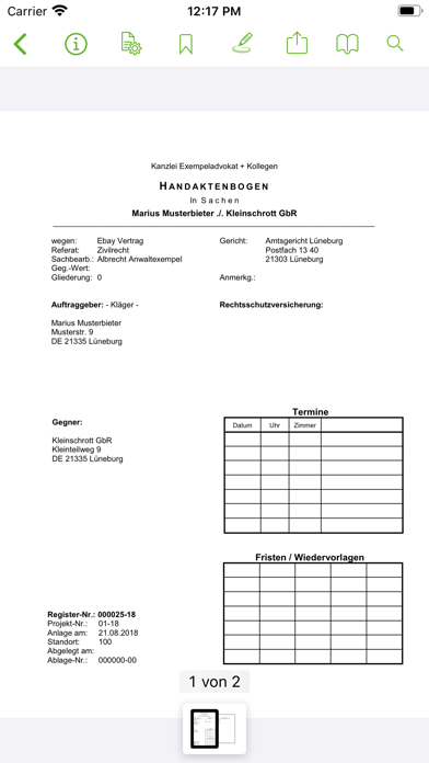 تصاویر DATEV Anwalt Akte mobil