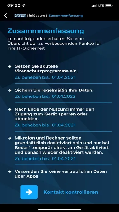 isiSecure App سکرین شاٹس