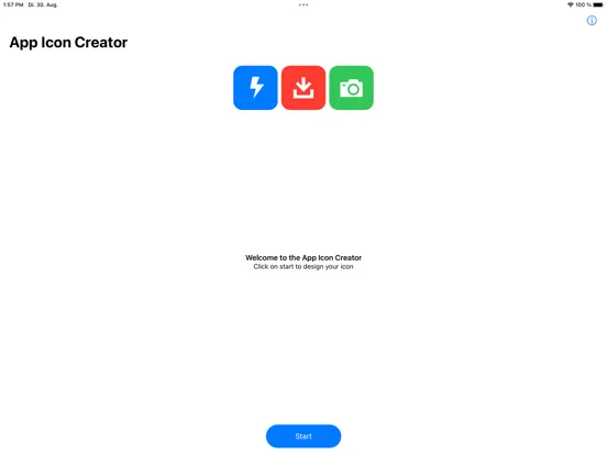 ภาพหน้าจอของ App Icon Maker for Development iPad 
