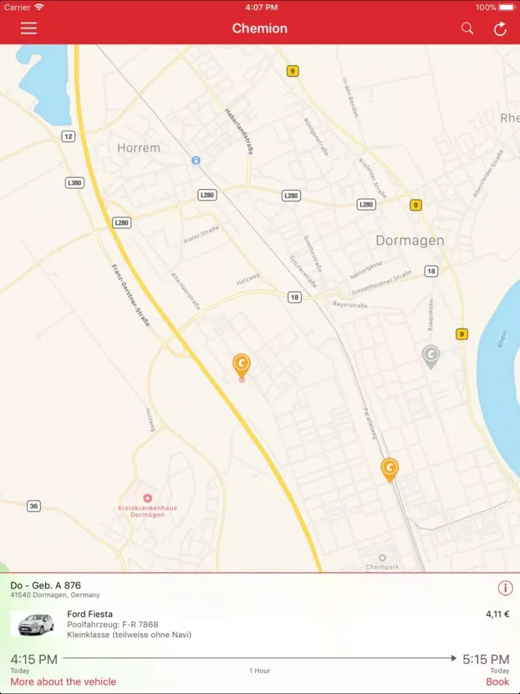 Chemion - CarPool iPad  স্ক্রিনশট