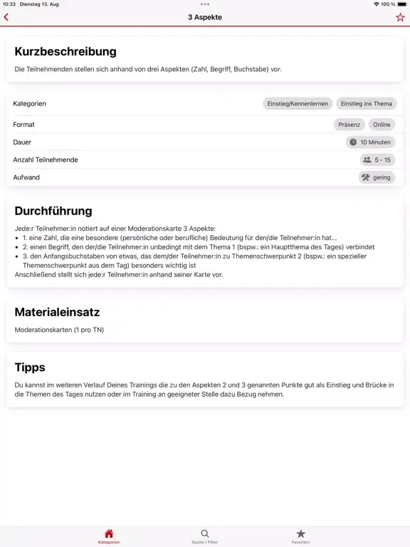 ภาพหน้าจอของ DB Lernbegleiter iPad 