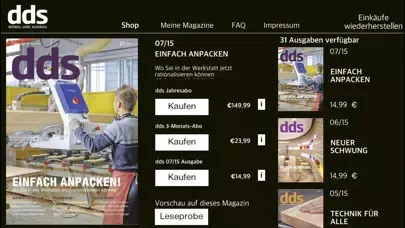 dds - das magazin für möbel und ausbau Screenshots