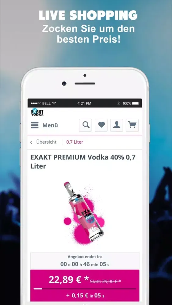 EXAKT VODKA स्क्रीनशॉट