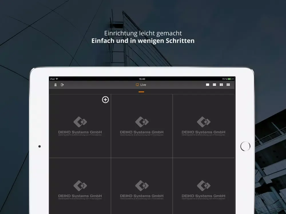dCam Light iPad  Screenshots
