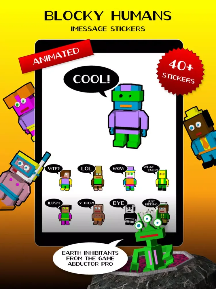 Screenshot di Blocky Humans iPad 