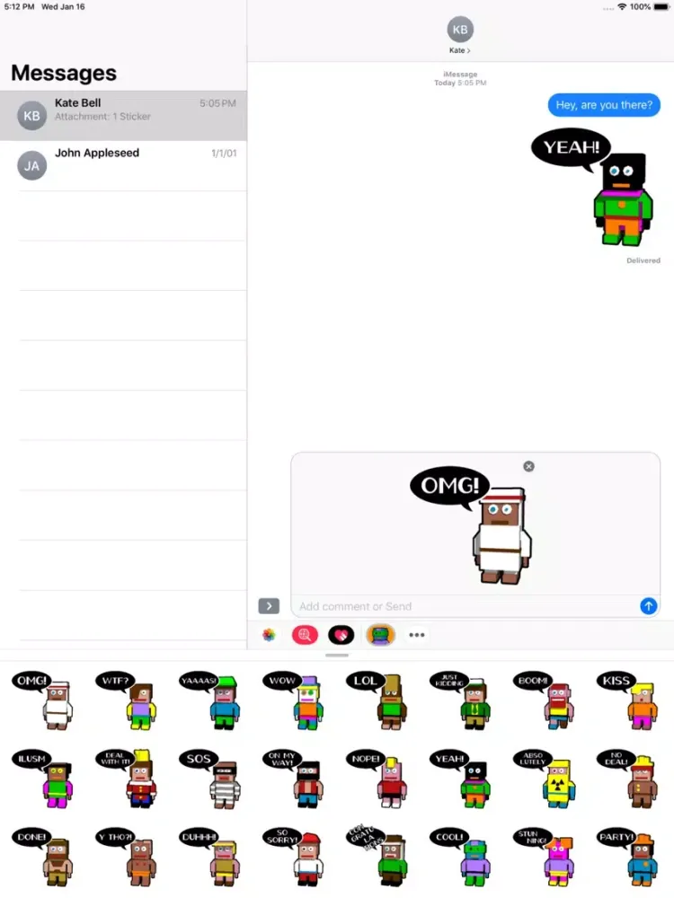 Screenshot di Blocky Humans iPad 